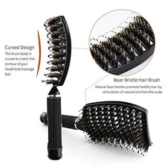 SilkyHair™ Boar Bristle Hair Brush