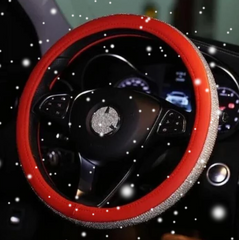 Diamond Crystal Steering Wheel Cover