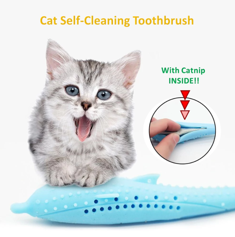 Cat Self-Cleaning Toothbrush