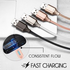 Auto Cut-off Fast Charging Nylon Cable