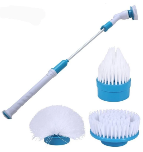 Electric Cleaning Scrubber with Extension Handle