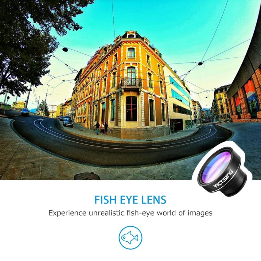 3-in-1 Macro, Wide Angle, Fisheye Camera Lens