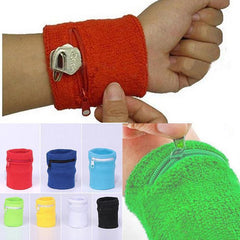 Hidden Zipper Travel Wrist Wallet