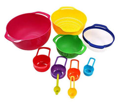 Stackable Mixing Bowl Measuring Spoon Set (8 pcs)