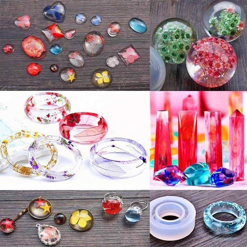 DIY Crystal Glue Jewelry Mold