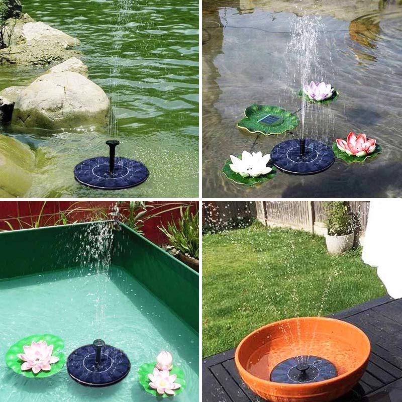 Floating Solar Bird Bath Fountain