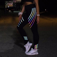 Glowie™ Athletic Reflective Yoga Leggings