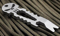 Multifunction Stainless Steel Skull EDC Tool Key