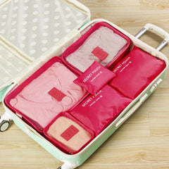 Smart Traveler™ Compact Packing Cubes (6 pcs)