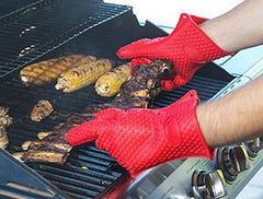 Heat-Resistant Silicone Kitchen Grill Gloves