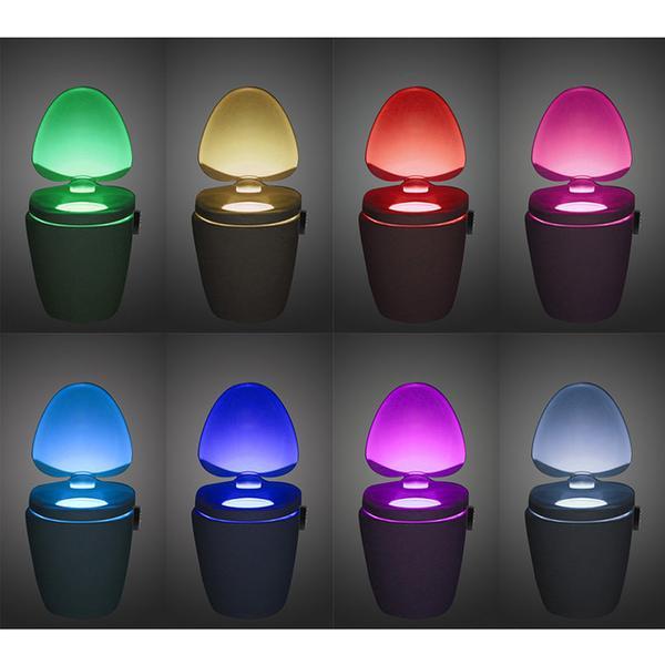 Motion Activated LED Toilet Night Light