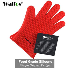 Heat-Resistant Silicone Kitchen Grill Gloves