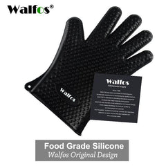 Heat-Resistant Silicone Kitchen Grill Gloves