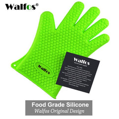 Heat-Resistant Silicone Kitchen Grill Gloves