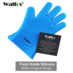 Heat-Resistant Silicone Kitchen Grill Gloves