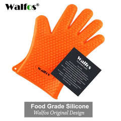 Heat-Resistant Silicone Kitchen Grill Gloves