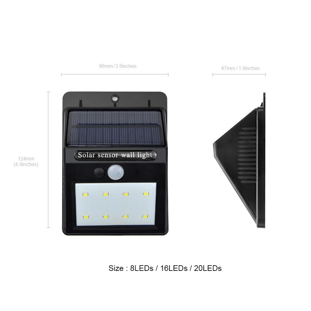 Motion Sensor Solar LED Outdoor Light