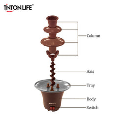 Mini Chocolate Fountain Fondue Machine