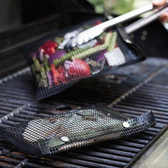 Reusable Non-Stick BBQ Mesh Grill Bags