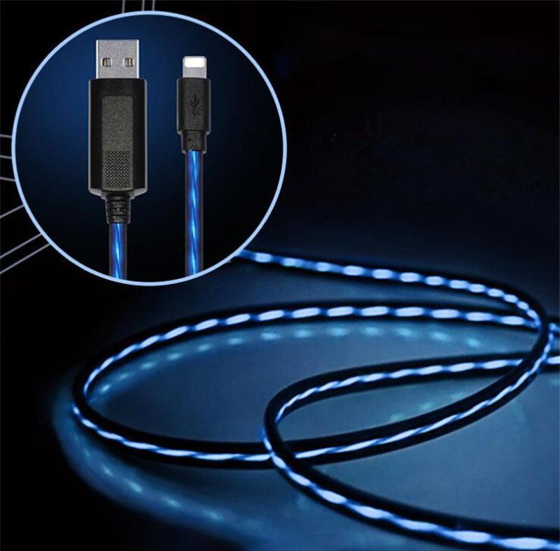 Light Flow™ LED Glowing Charging Cable (Android)