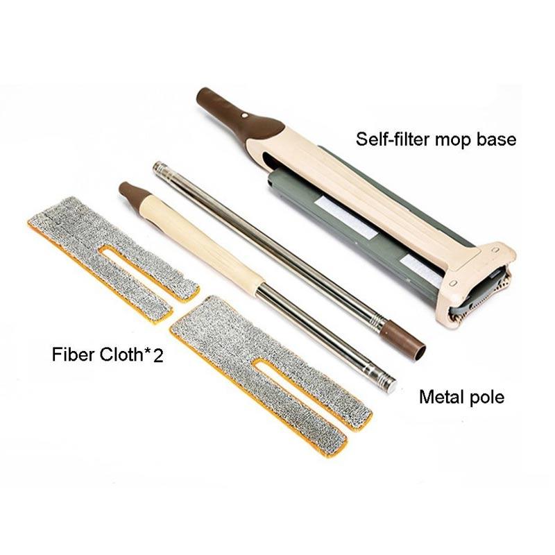 Double Sided Self-Cleaning Flat Mop