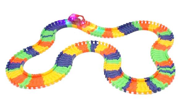 Rainbow Racer™ Glowing Flexible Race Track Set