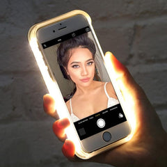 iPhone Selfie LED Flash Light Case