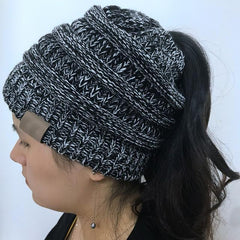 Stretchable Ponytail Beanie