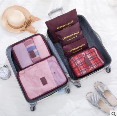 Luggage Packing Organizer Set (6 pcs)