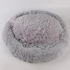 Plush Dog Pet Donut Bed