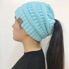 Stretchable Ponytail Beanie