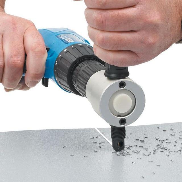 Double Headed Sheet Metal Nibbler Attachment