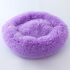 Plush Dog Pet Donut Bed