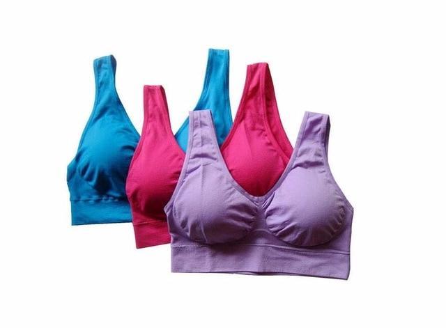 Seamless Wireless Bra with Removable Pads