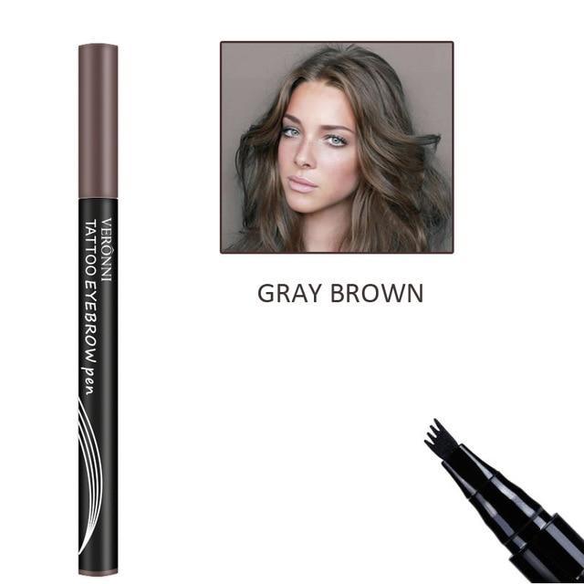 Microblading Tattoo Eyebrow Pen, Waterproof Natural Brows