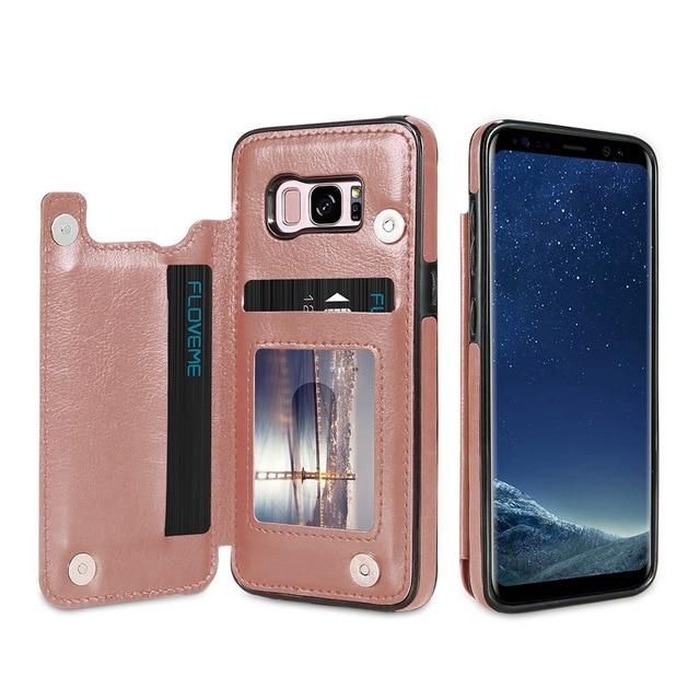 4 in 1 Luxury Leather Case For Samsung Galaxy