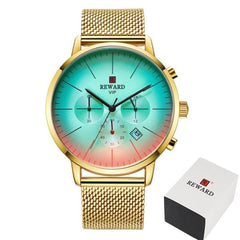 Bright Luxury Glass Wrist Watch