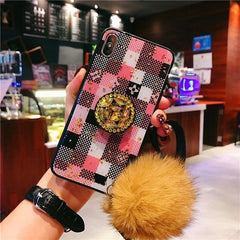 iPhone Fur Ball Diamond Case