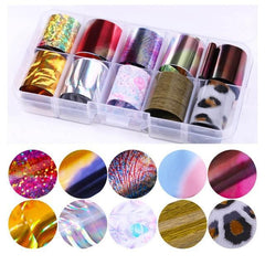 Nail Art Sticker Tips Wrap Foil