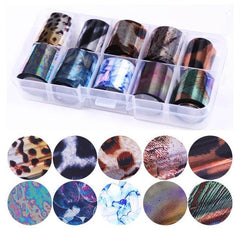 Nail Art Sticker Tips Wrap Foil