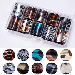 Nail Art Sticker Tips Wrap Foil