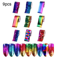 Nail Art Sticker Tips Wrap Foil