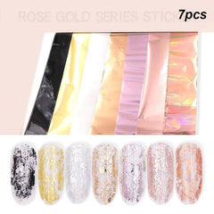 Nail Art Sticker Tips Wrap Foil