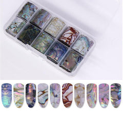 Nail Art Sticker Tips Wrap Foil