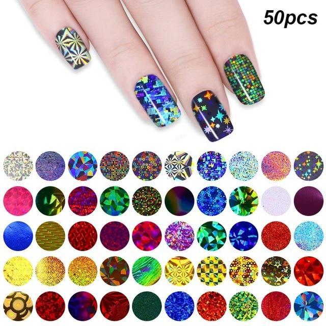 Nail Art Sticker Tips Wrap Foil