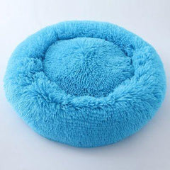 Plush Dog Pet Donut Bed