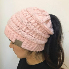 Stretchable Ponytail Beanie