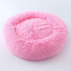 Plush Dog Pet Donut Bed