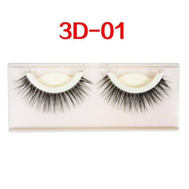 Self-Adhesive Eyelashes Mink 3D False Eyelashes