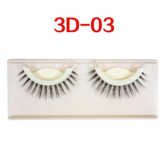 Self-Adhesive Eyelashes Mink 3D False Eyelashes